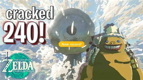 goron test of strength tears of the kingdom|CRACK 240 points in Goron Strength test machine .